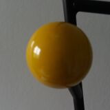 Vestiaire porte manteau boules de billard et miroir style Roger Feraud