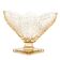 Art Deco napkin holder, pressed glass, Poland, 1950s