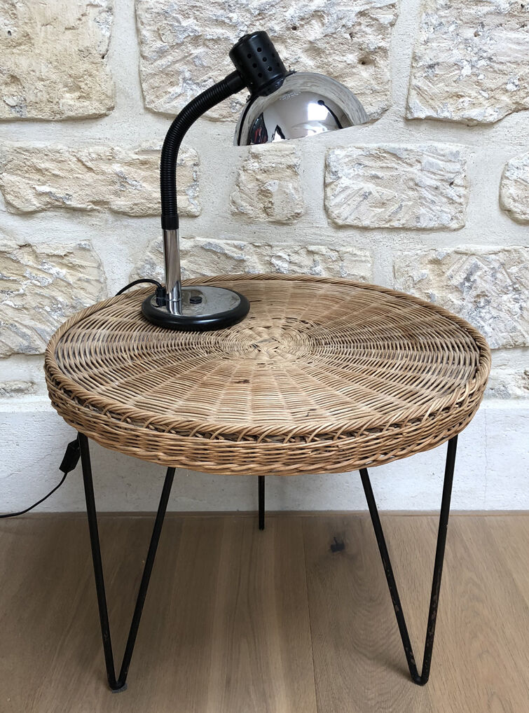 Lampe vintage chromée