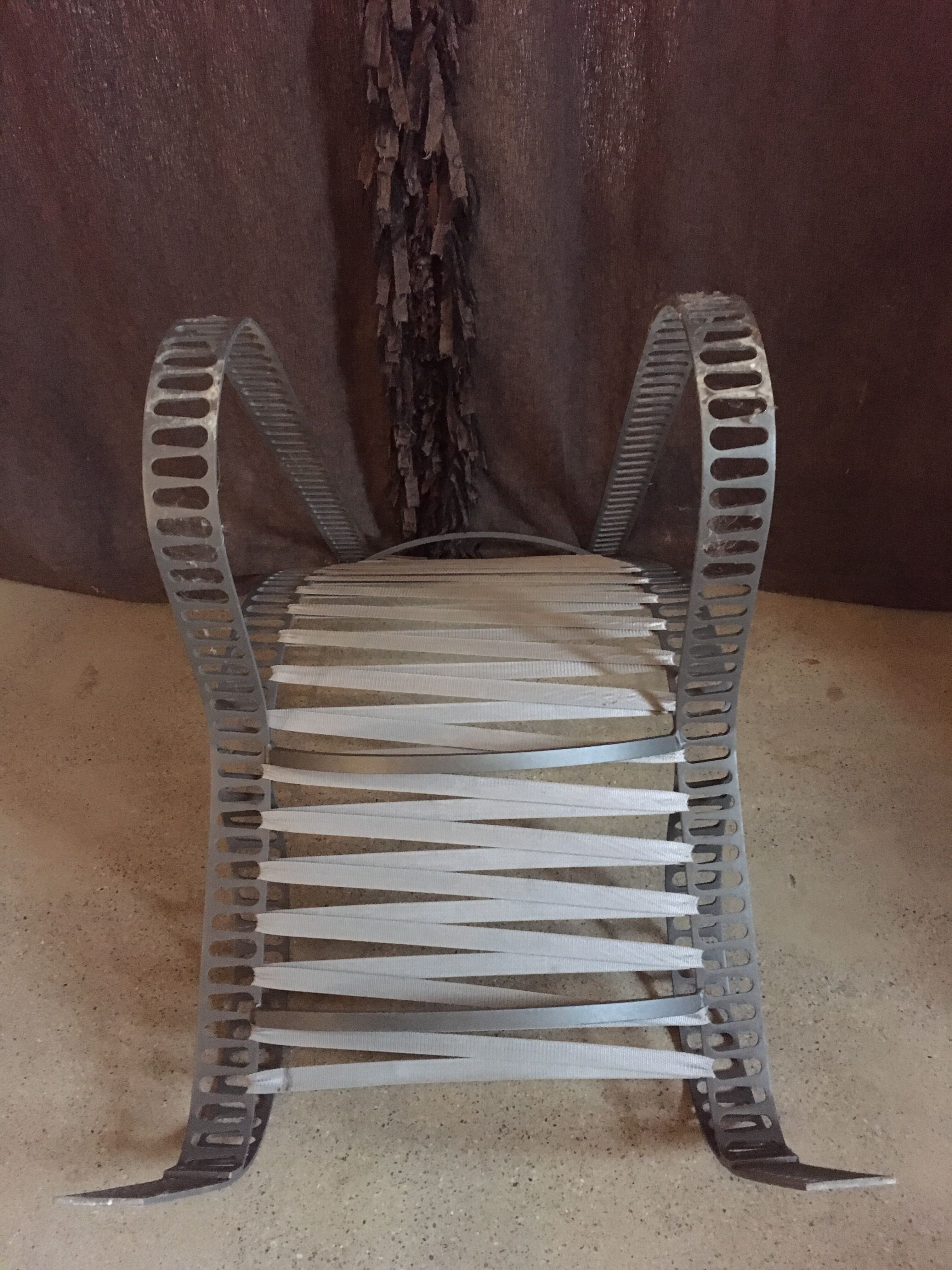 Design armchair 1980 + ottoman recliner