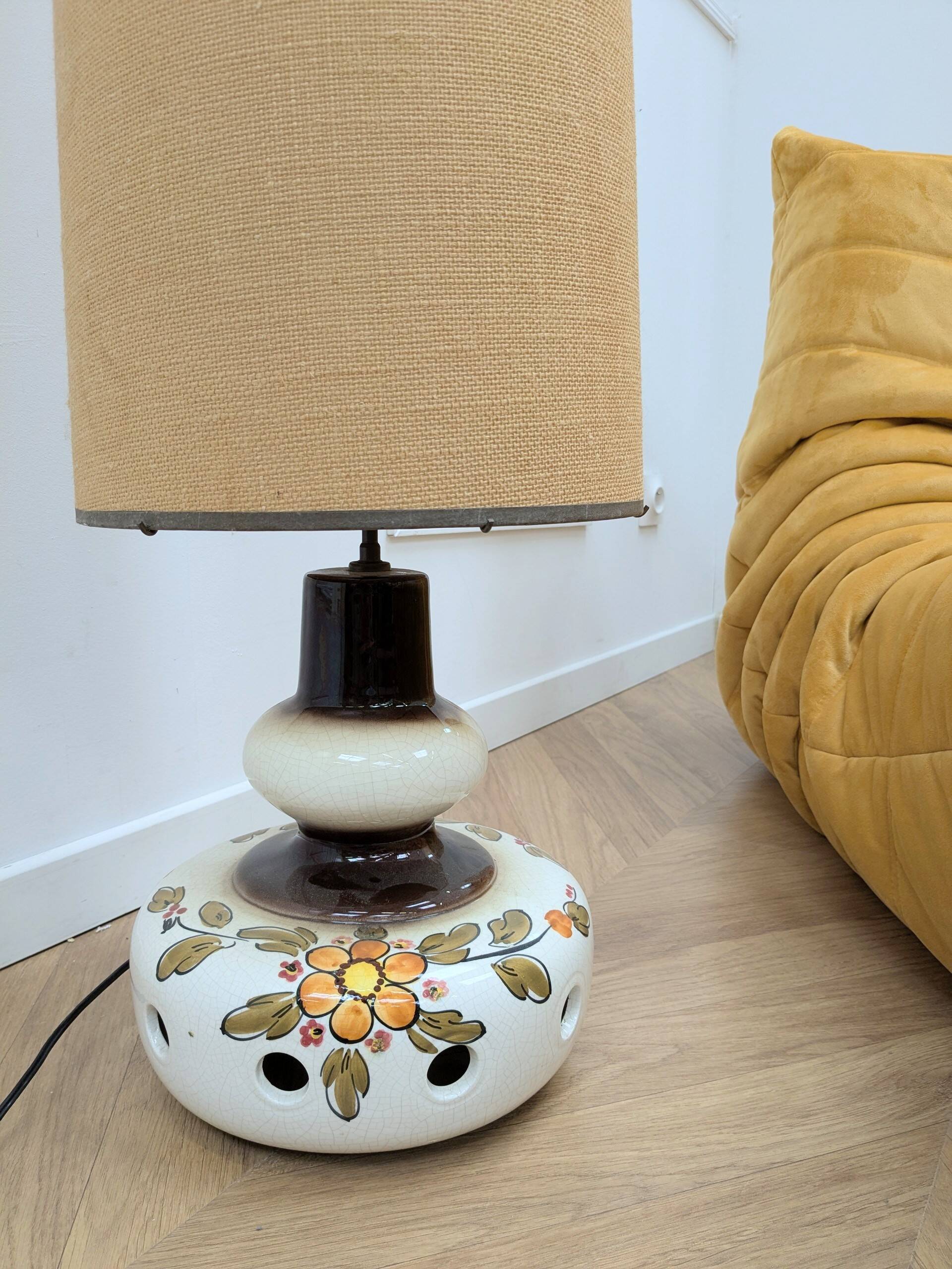 vintage ceramic lamp