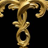 Pair of brass candlesticks