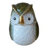 Box with ceramic lid owl shape