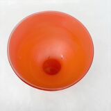 Murano orange opaline vase
