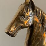 Brass horse lamp 1970