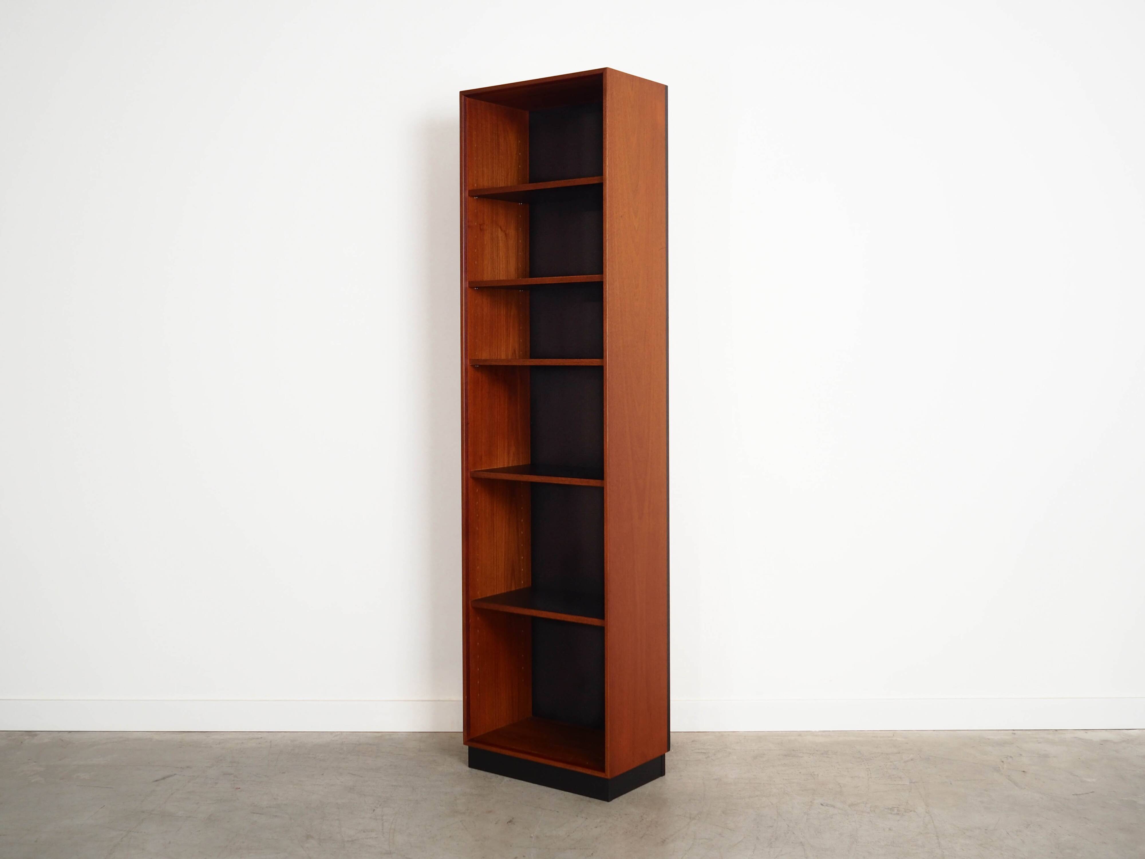 Teak bookcase, Danish design, 1970s, made in Denmark