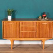Retro Walnut 1960s Jentique Short Sideboard
