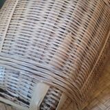 Vintage rattan basket