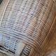 Vintage rattan basket