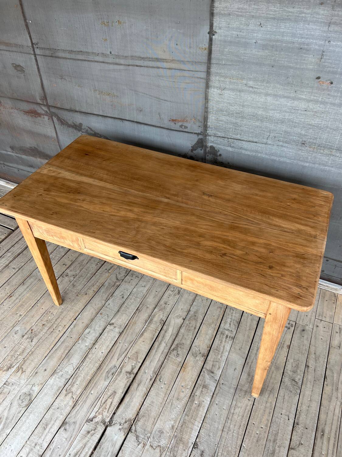 Table de campagne bois brut