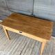 Table de campagne bois brut