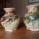 Flamed terracotta vases