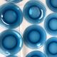 Vereco blue dessert plate set