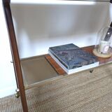 Side table with compass legs