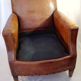 Wheelchair club art deco leather