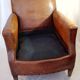 Wheelchair club art deco leather