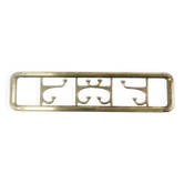 Porte-manteau en laiton Art Déco, Autriche, années 1940