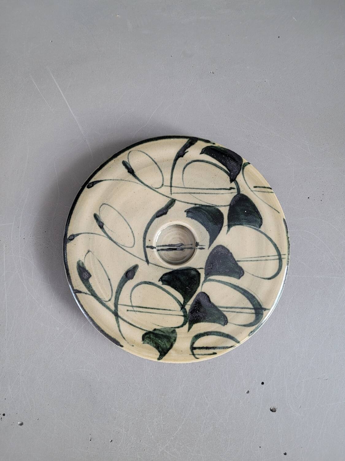 Vintage ceramic candle holder