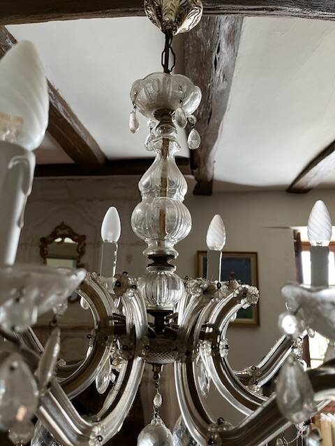 8-light Venetian chandelier