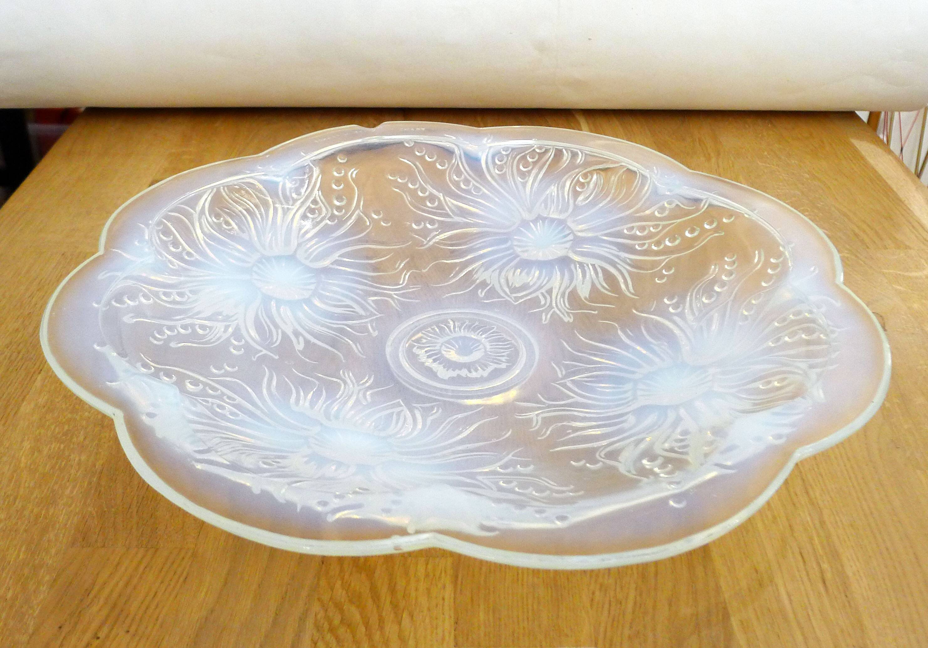 Plat coupe opalescente