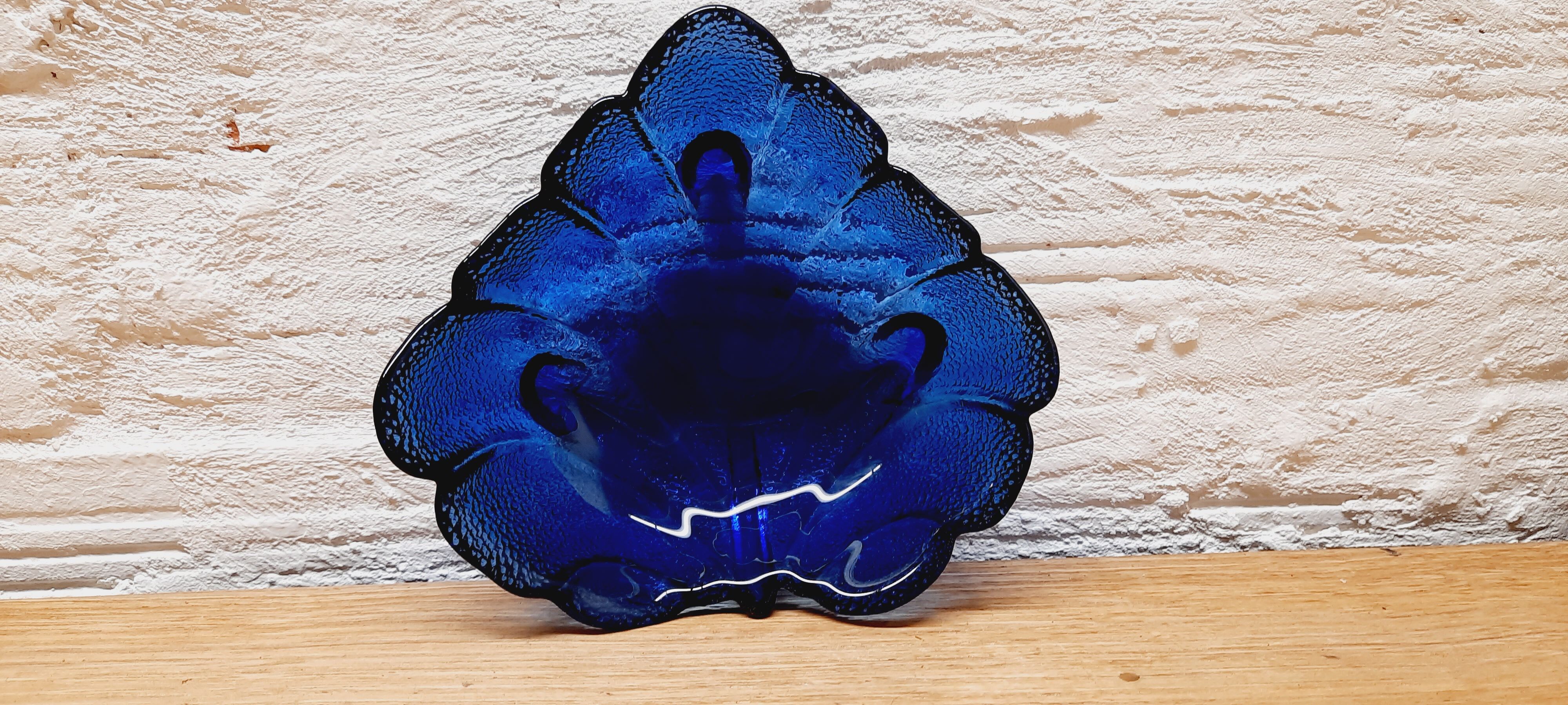 Vide poche bleu cobalt