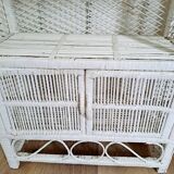 Rattan shelf