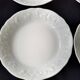 6 deep plates, with a calotte in Limoges porcelain by Ph. Deshoulières