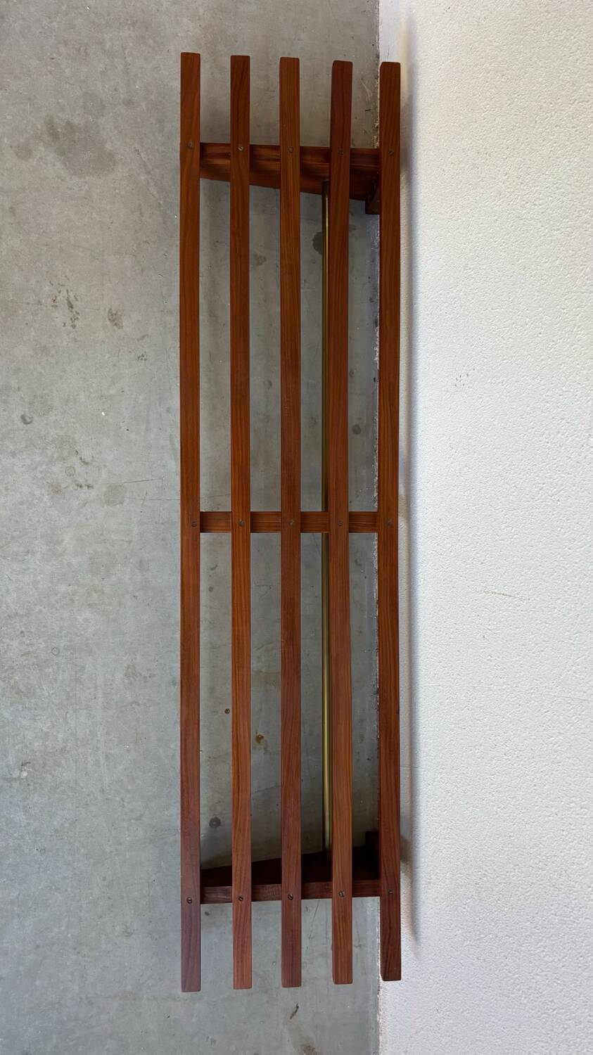 Vintage Danish coat rack teak