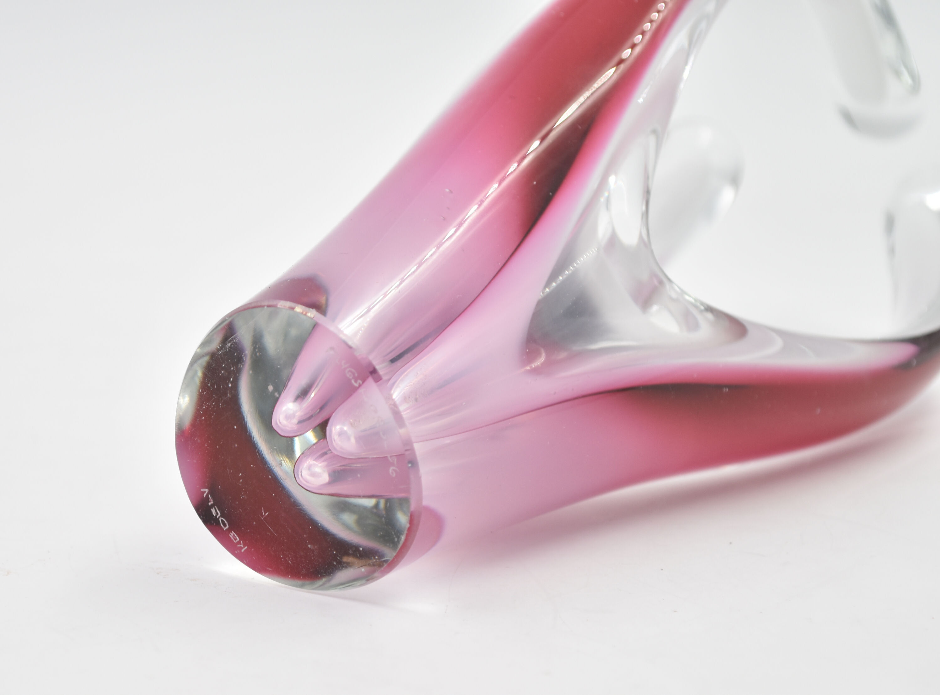 Vase shell by Paul Kedelv pour Flygsfors  1956