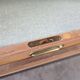 Vintage wooden filing cabinet / roller shutter cabinet