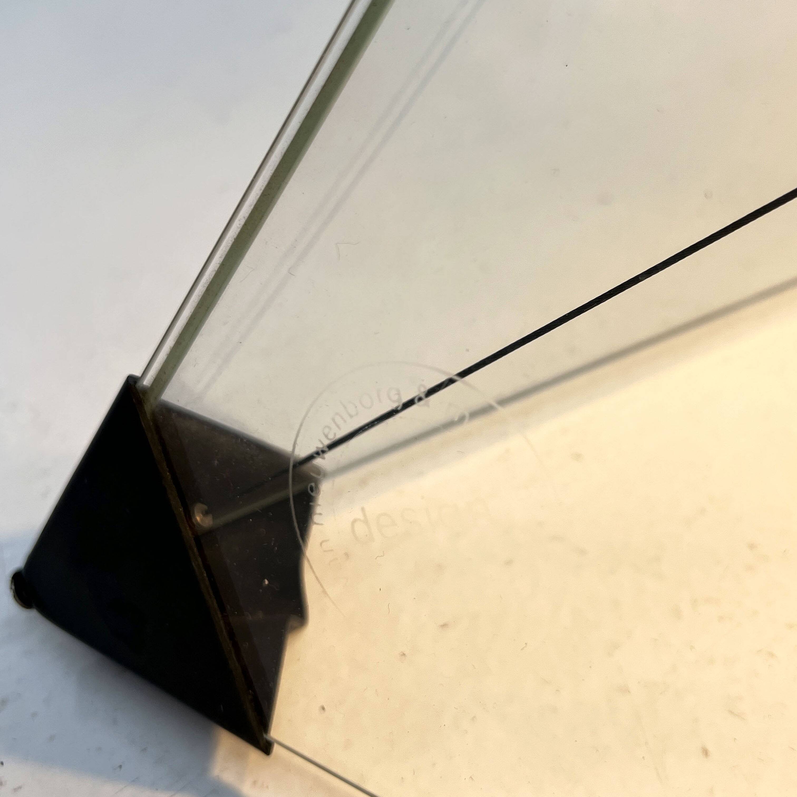 Tetrahedron Lamp by F. Van Nieuwenborg & M. Wegman for Indoor, 1979