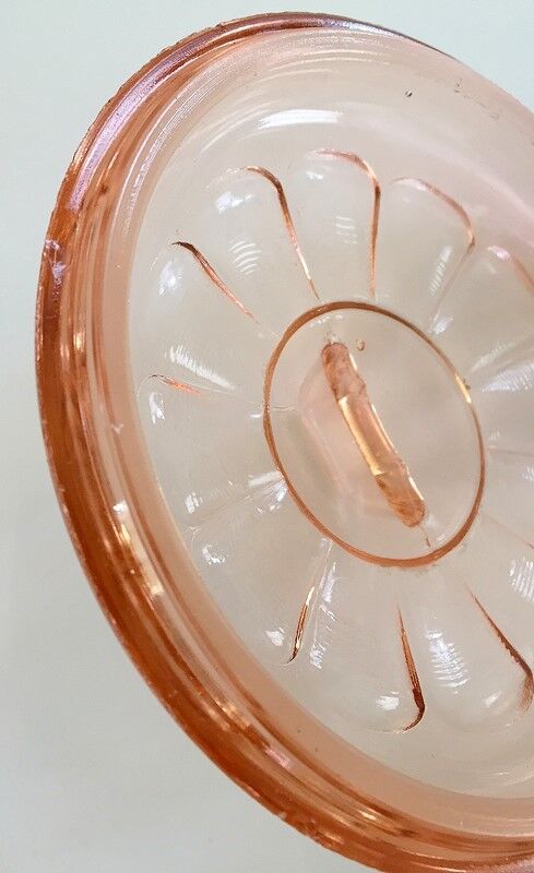 Candy, pink glass sugar