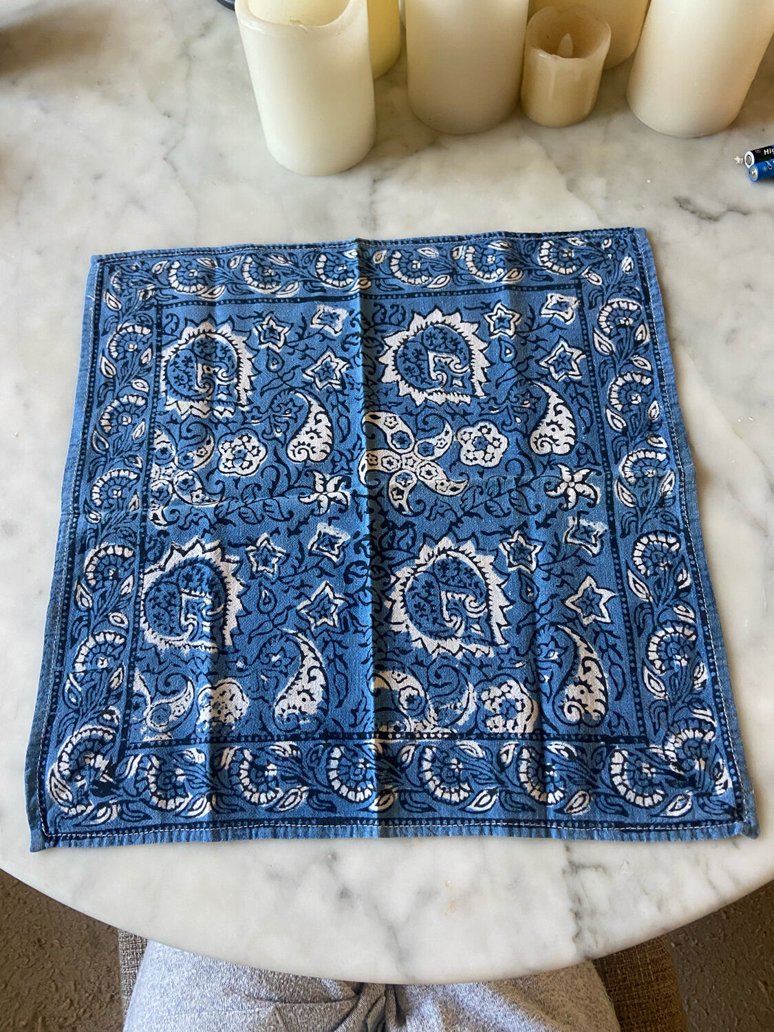 Set of 6 vintage printed towels