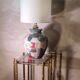 Ceramic lamp geometric cubism pablo style 45x22