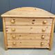 Scandinavian pine wood chest of drawers, 1980s