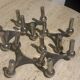 Sculpture modulaire : Lot de 9 bougeoirs Nagel & BMF - 1960