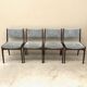 Ensemble de 4 chaises vintage