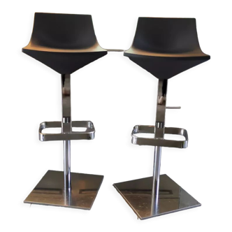 Paire de tabourets de bar Calligaris