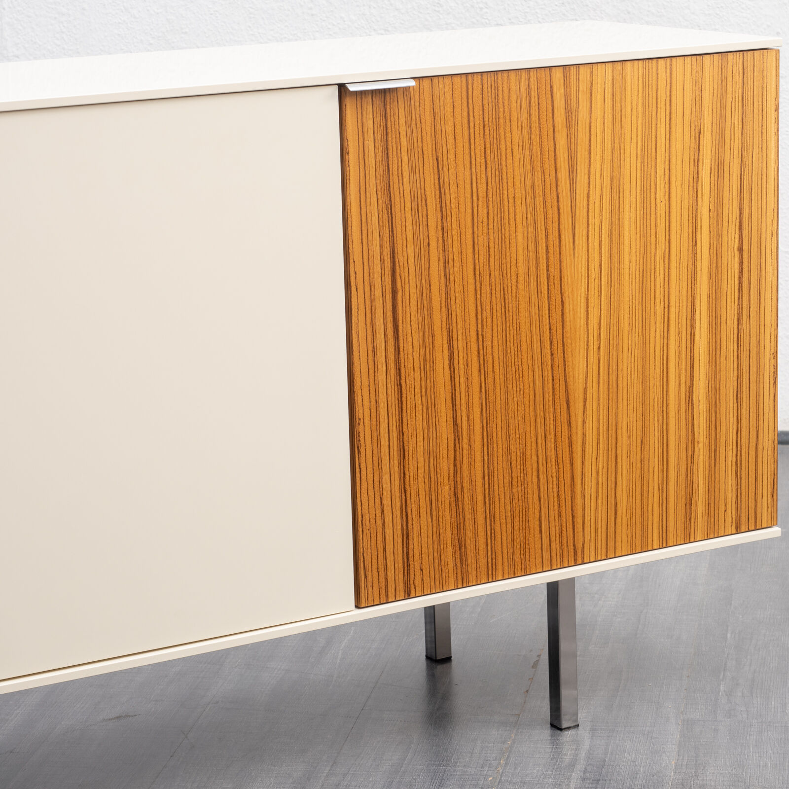 Buffet vintage, bois de zèbre, 173cm