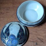 Camille THARAUD Signed circular porcelain box. 15 cm