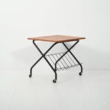 Scandinavian coffee table with magazine rack, 1960s–70s