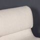Italian 20thc set of four seats in cream boucle c.1980