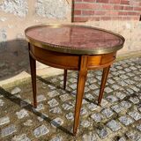 Pink hot water bottle table