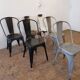 Série de 6 chaises "Tolix"
