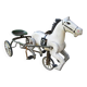 Soviet USSR childs pedal horse car antique vintage childs toy treasure 1950