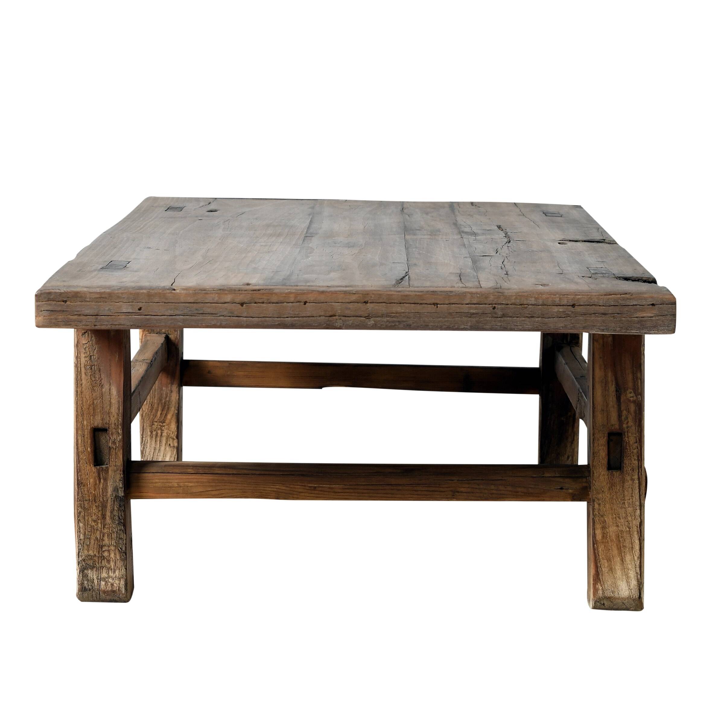 Fuzhou - Small antique Chinese coffee table in elm no. 3