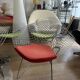 Fauteuil Diamond rouge H. Bertoïa édition Knoll contemporaine