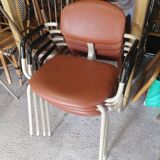 Set of 4 420-44 Strafor-Steelcase Vintage Armchairs