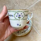 Set of two cups Bernardaud Limoge porcelain
