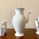 White porcelain coffee and tea set